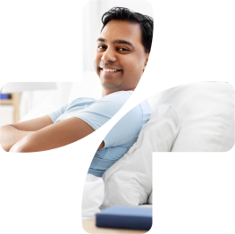 Patient using the Symcure platform to book and understand their consultation options